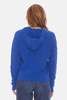Blue&Cream Clay Cable Hoodie sweater - Bright Blue - Thumbnail 6