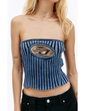 Diesel M-Clarksville tube top - Blue | Garmentory