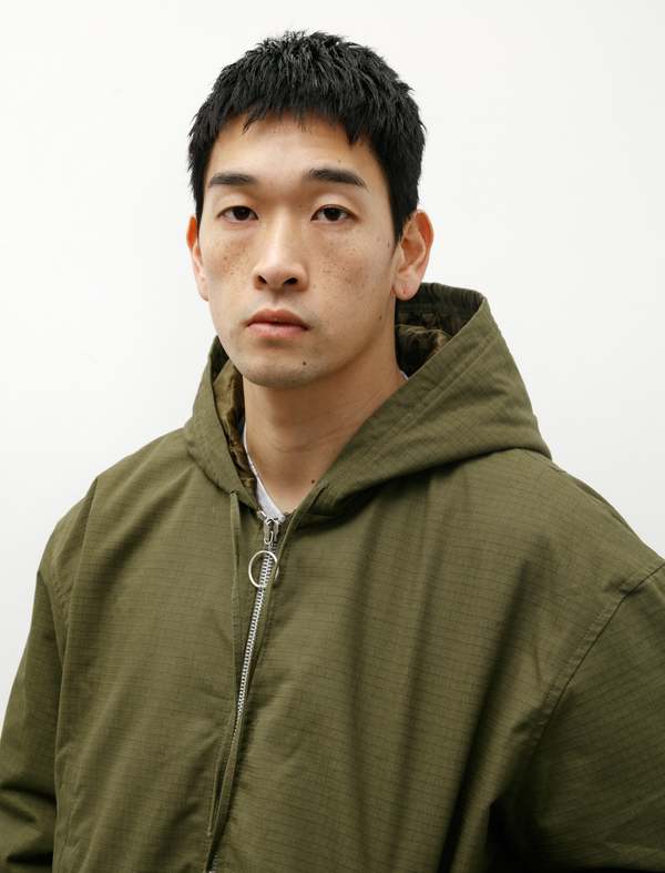 Acne Studios Ripstop Padded Jacket - Olive Green | Garmentory