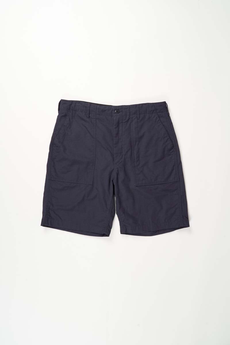 Engineered Garments Cotton Ripstop Fatigue Short - Dark Navy