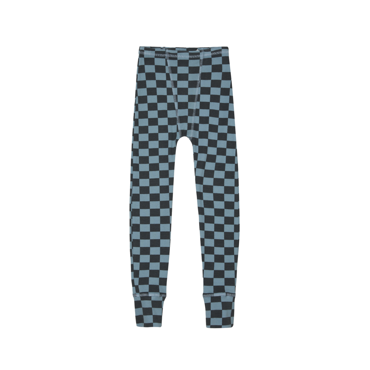 Kids Main Story Kids Rib Legging - Blue Stone Check - Image 1 of 1