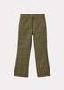 Caramel WOMAN KICK FLARE TROUSER - YELLOW/BLACK CHECK - Thumbnail 3