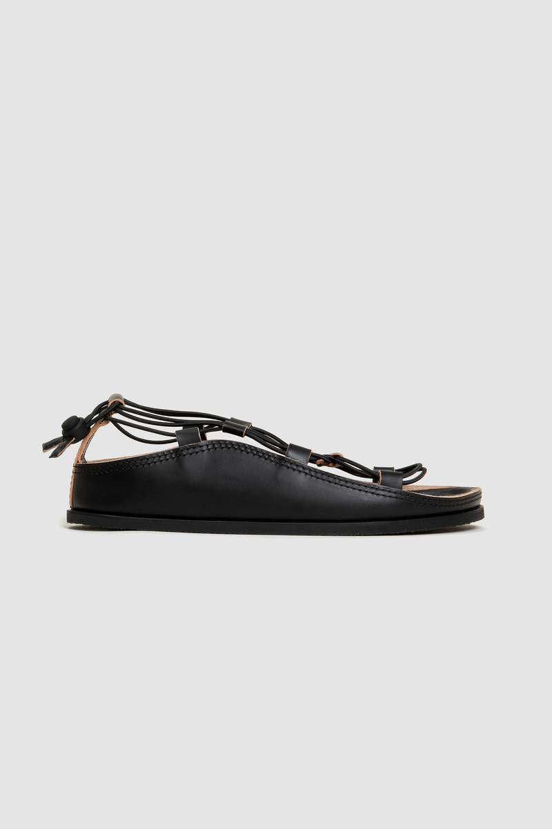 Lemaire Fussbett Spartan Sandals - Black | Garmentory