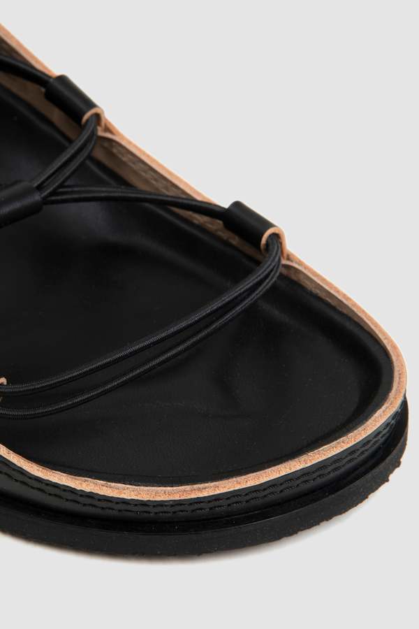 Lemaire Fussbett Spartan Sandals - Black | Garmentory