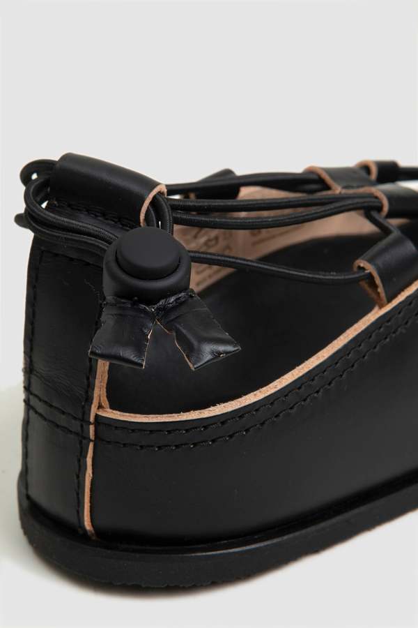 Lemaire Fussbett Spartan Sandals - Black | Garmentory