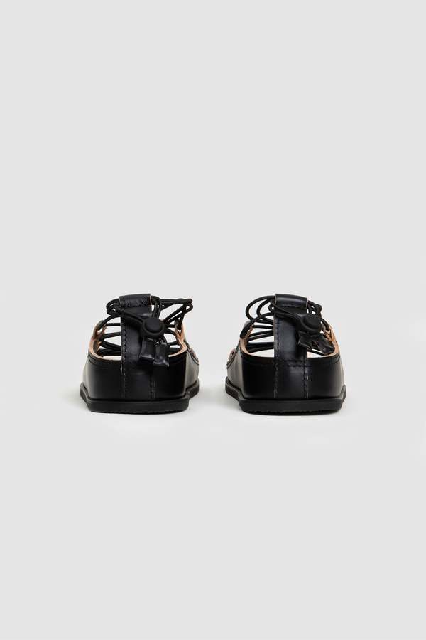 Lemaire Fussbett Spartan Sandals - Black | Garmentory