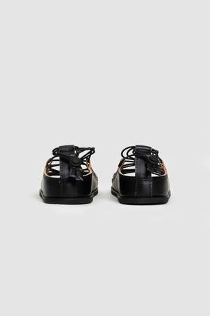 Lemaire Fussbett Spartan Sandals - Black | Garmentory