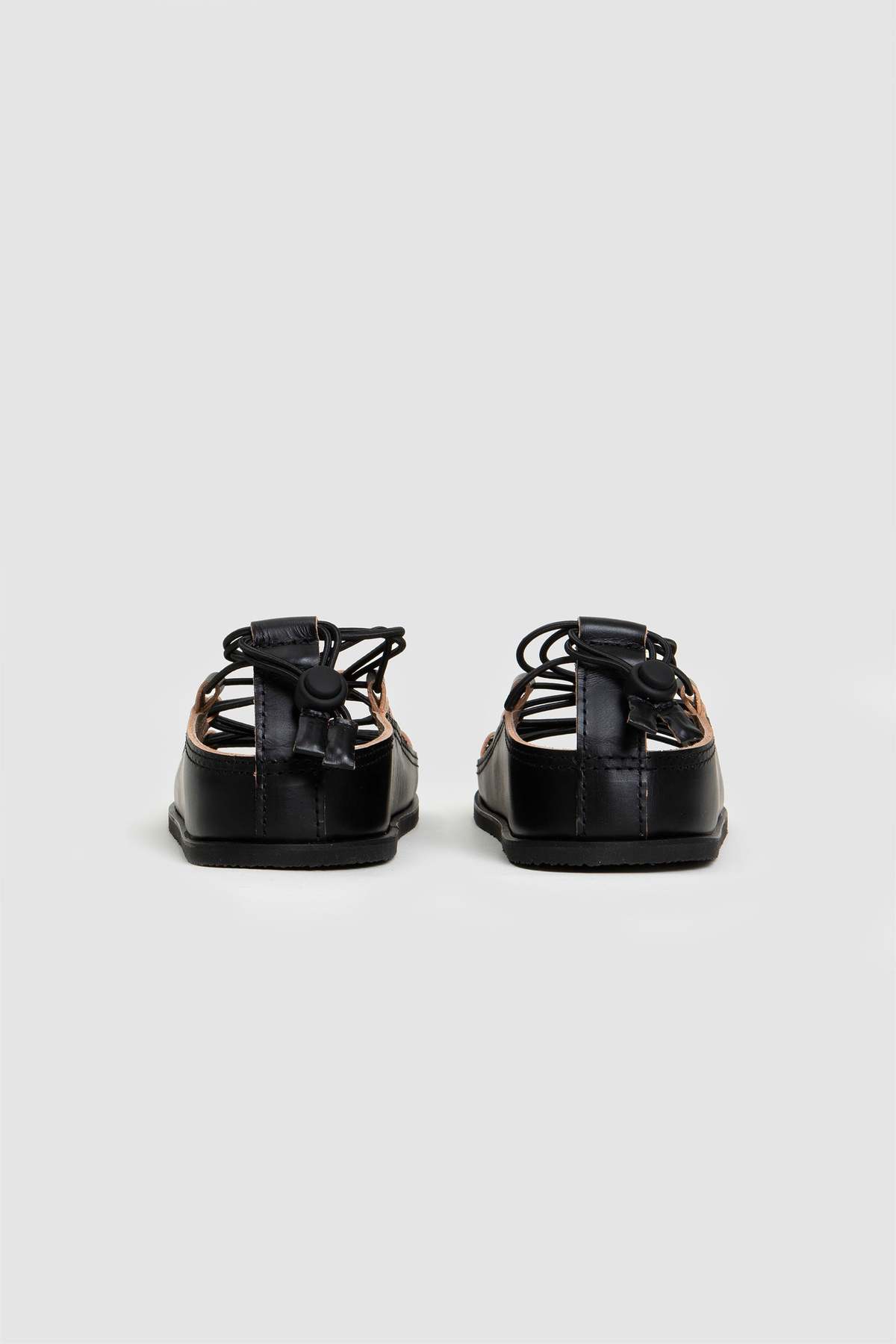 Lemaire Fussbett Spartan Sandals - Black | Garmentory