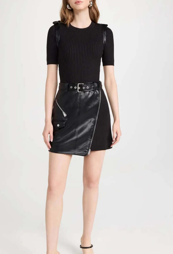 Simkhai Anisa Mini Dress - Black | Garmentory