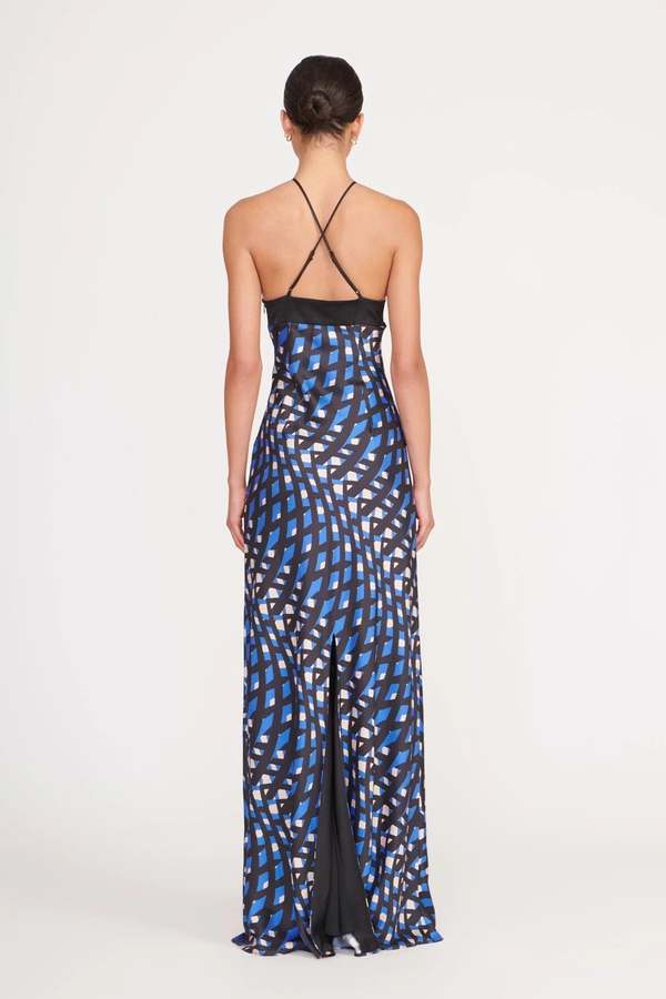 staud cubism halter dress Cubism Dress