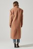 ASTR The Label Etta Coat - Camel - Thumbnail 9