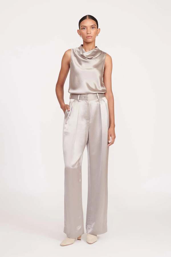 Staud Luisa Pants - Silver