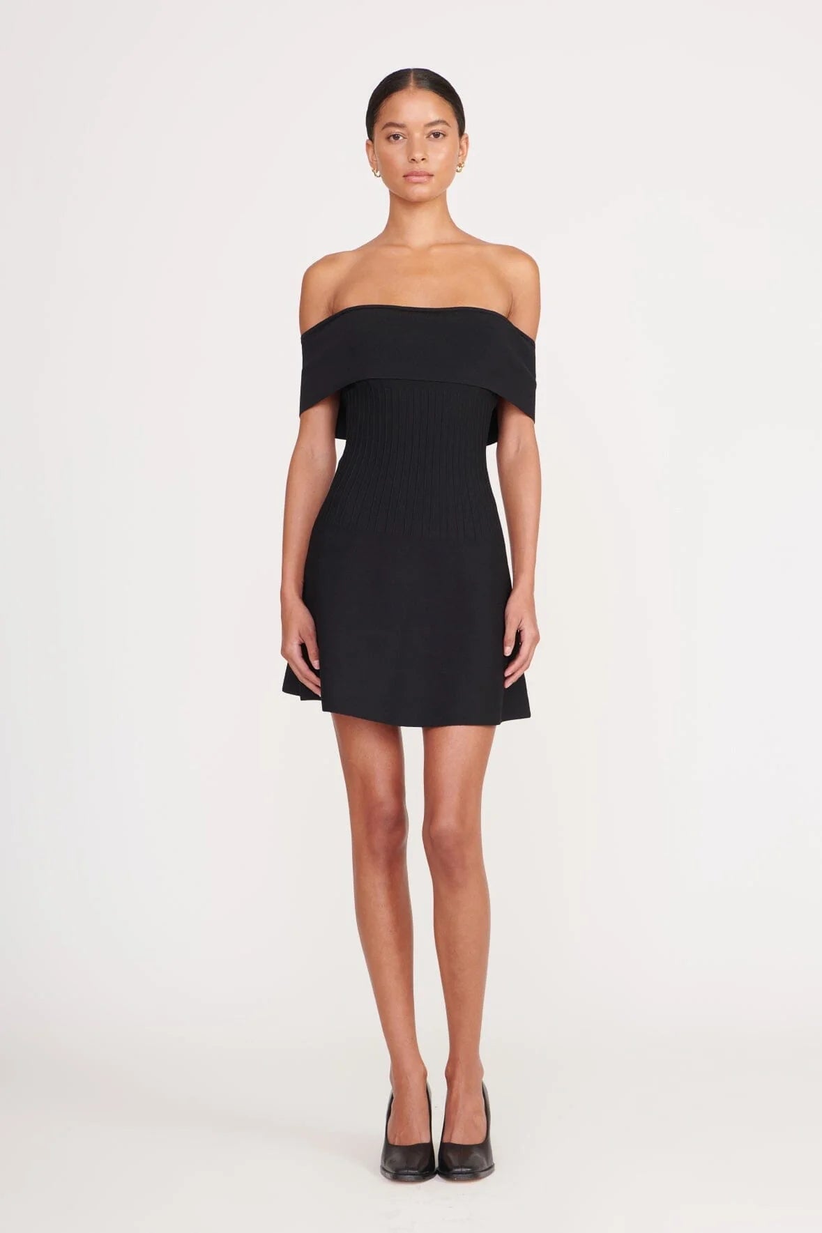 Staud Mini Artistry Dress - Black