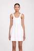 Staud Mini Sutton Dress - White - Thumbnail 1