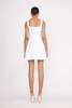 Staud Mini Sutton Dress - White - Thumbnail 3