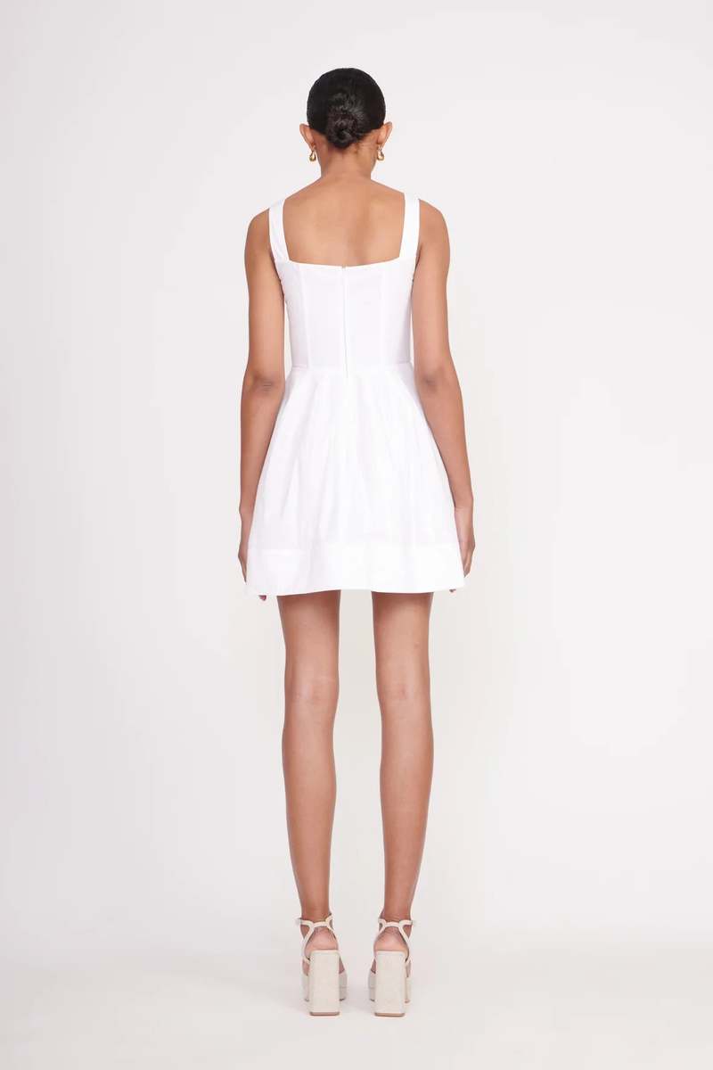 ワンピース STAUD Woman Dress White 907291 WHT YAMILA DRESS WHITE