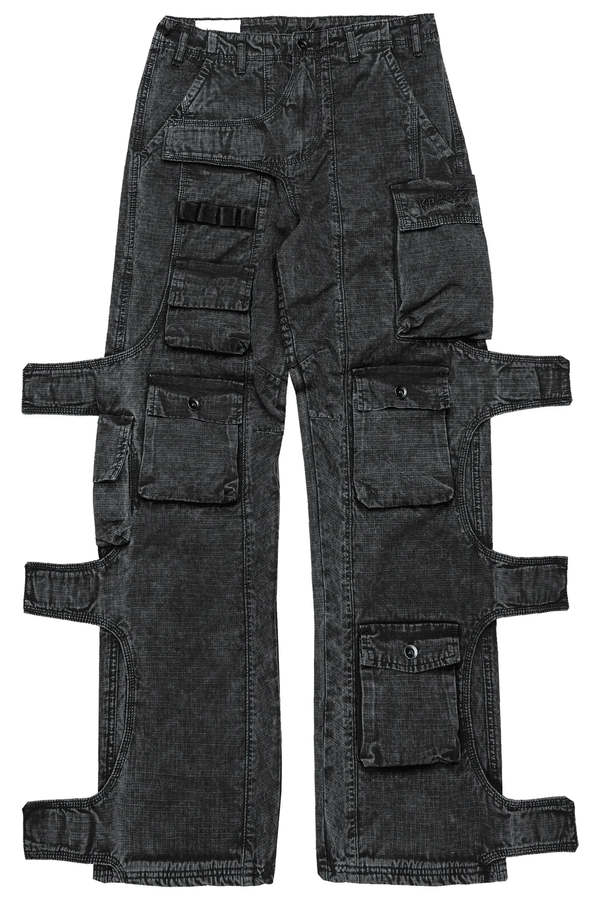 Kody Phillips Cargo Pants - Washed Black | Garmentory