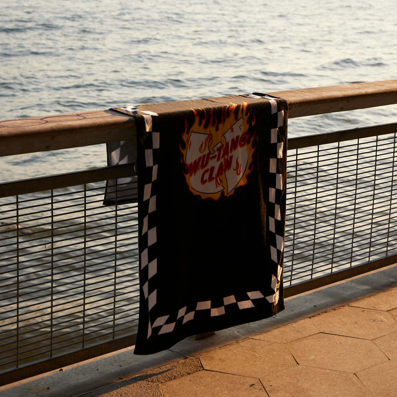 Slowtide Blocks On Fire Beach Towel - Prints Slowtide Blocks On Fire Beach Towel - Prints
