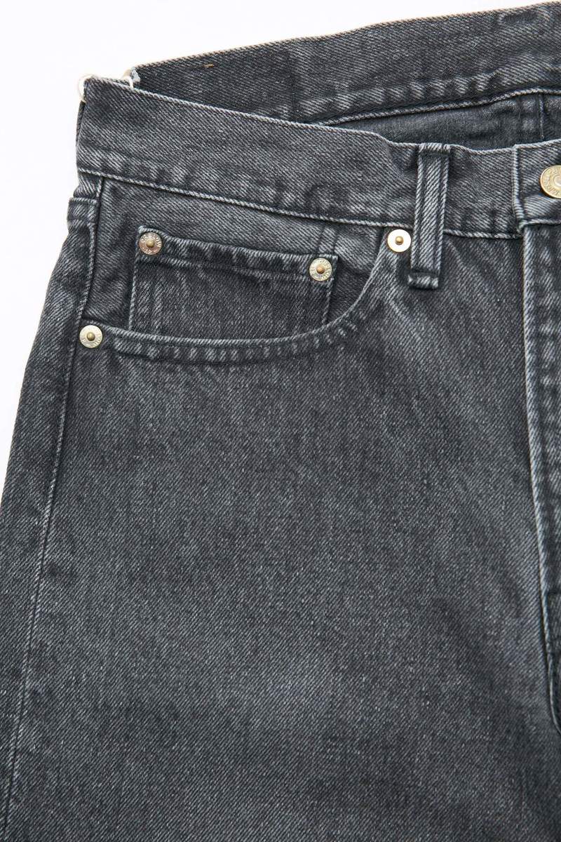 Orslow 107 Ivy Fit Slim Jean - Black Denim Stone Orslow 107 Ivy Fit Slim Jean - Black Denim Stone