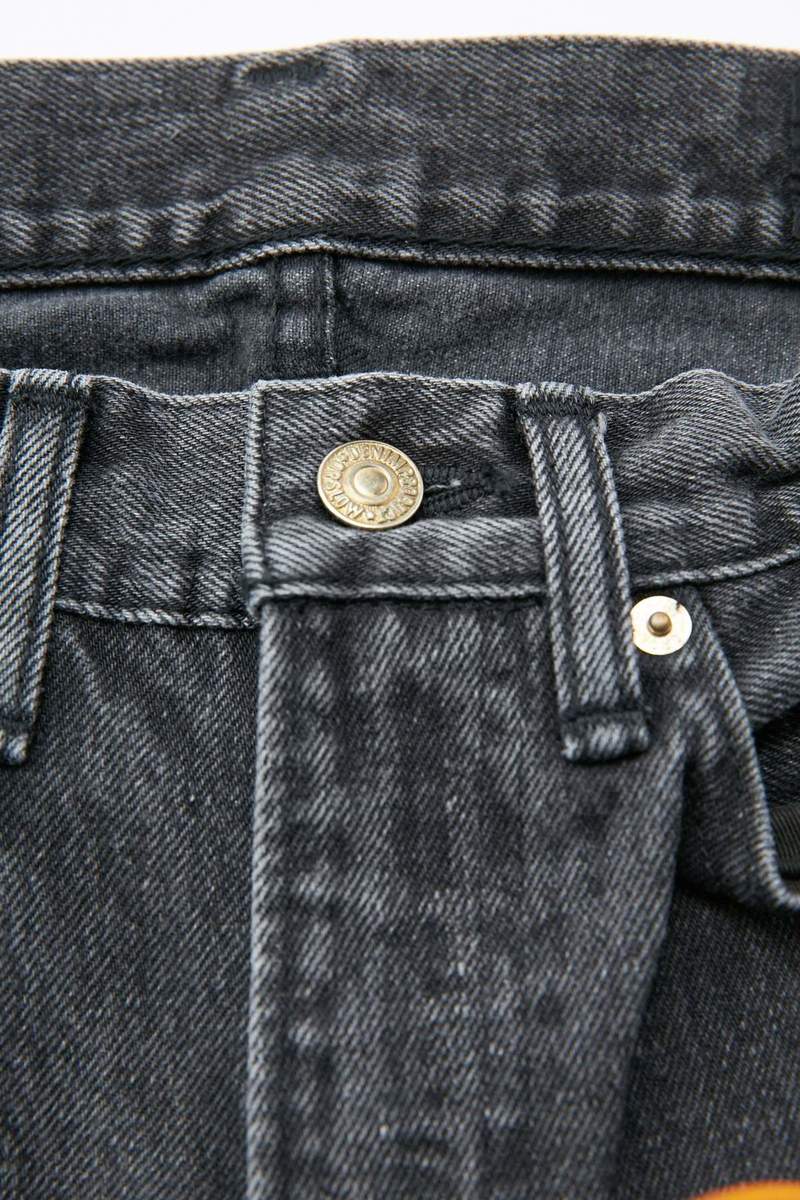 Orslow 107 Ivy Fit Slim Jean - Black Denim Stone Orslow 107 Ivy Fit Slim Jean - Black Denim Stone