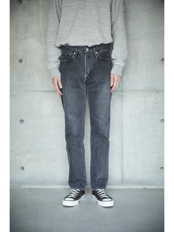 Orslow 107 Ivy Fit Slim Jean - Black Denim Stone Orslow 107 Ivy Fit Slim Jean - Black Denim Stone