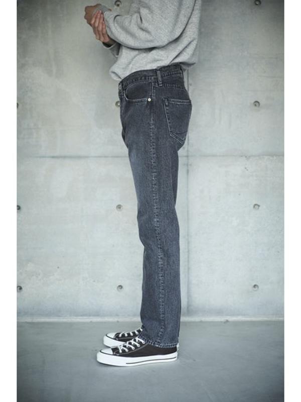 Orslow 107 Ivy Fit Slim Jean - Black Denim Stone Orslow 107 Ivy Fit Slim Jean - Black Denim Stone