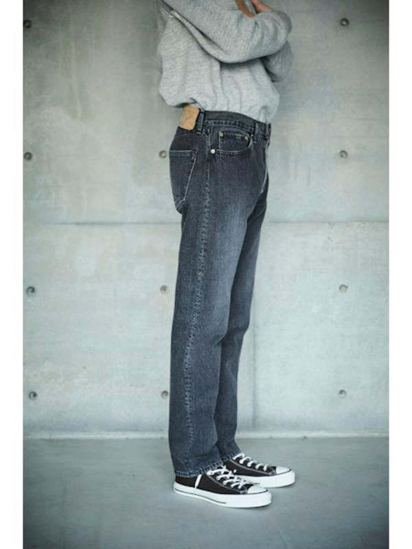 Orslow 107 Ivy Fit Slim Jean - Black Denim Stone Orslow 107 Ivy Fit Slim Jean - Black Denim Stone
