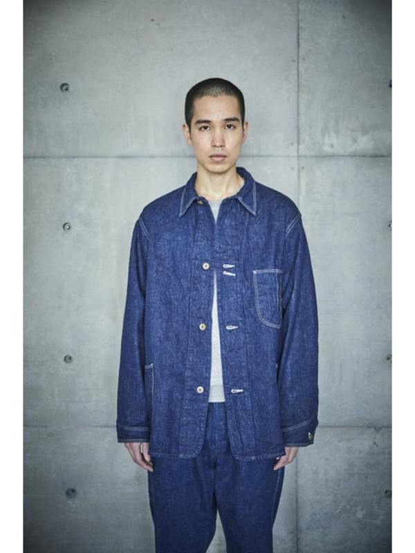 オアスロウ orslow 1940'S 9oz COVERALL ① OrSlow 1940's Coverall Denim - One Wash Indigo | Garmentory