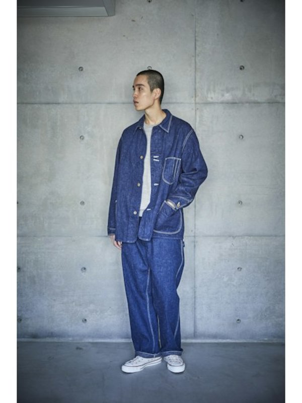 OrSlow 1940's Coverall Denim - One Wash Indigo | Garmentory