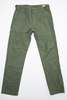 OrSlow Reverse Cotton Sateen Slim Fit Fatigue Pants - Green - Thumbnail 1