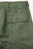 OrSlow US Army Regular Fit Fatigue Pants - Green Reverse Cotton Sateen - Thumbnail 8