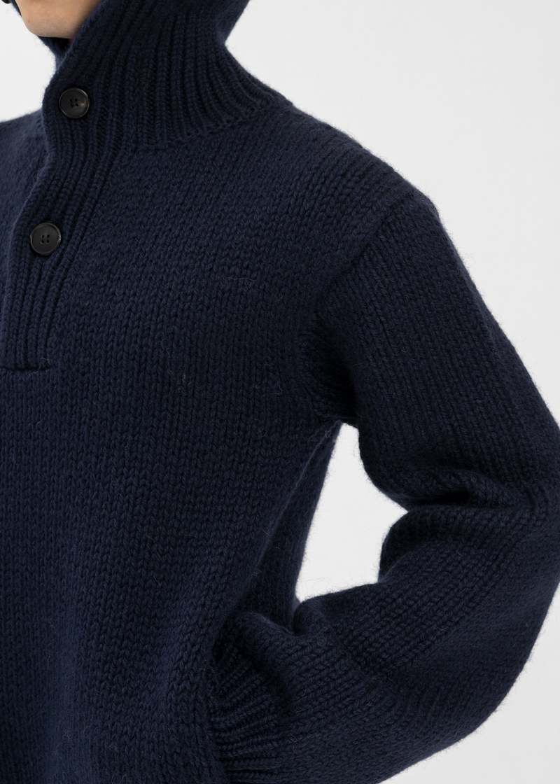 トップス HED MAYNER Hi-Turtleneck Sweater Hed Mayner Hi-Turtleneck Sweater - Navy | Garmentory