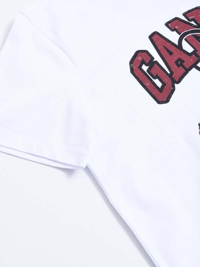 Ganni Basic Jersey Cherry Relaxed T-shirt - Bright White