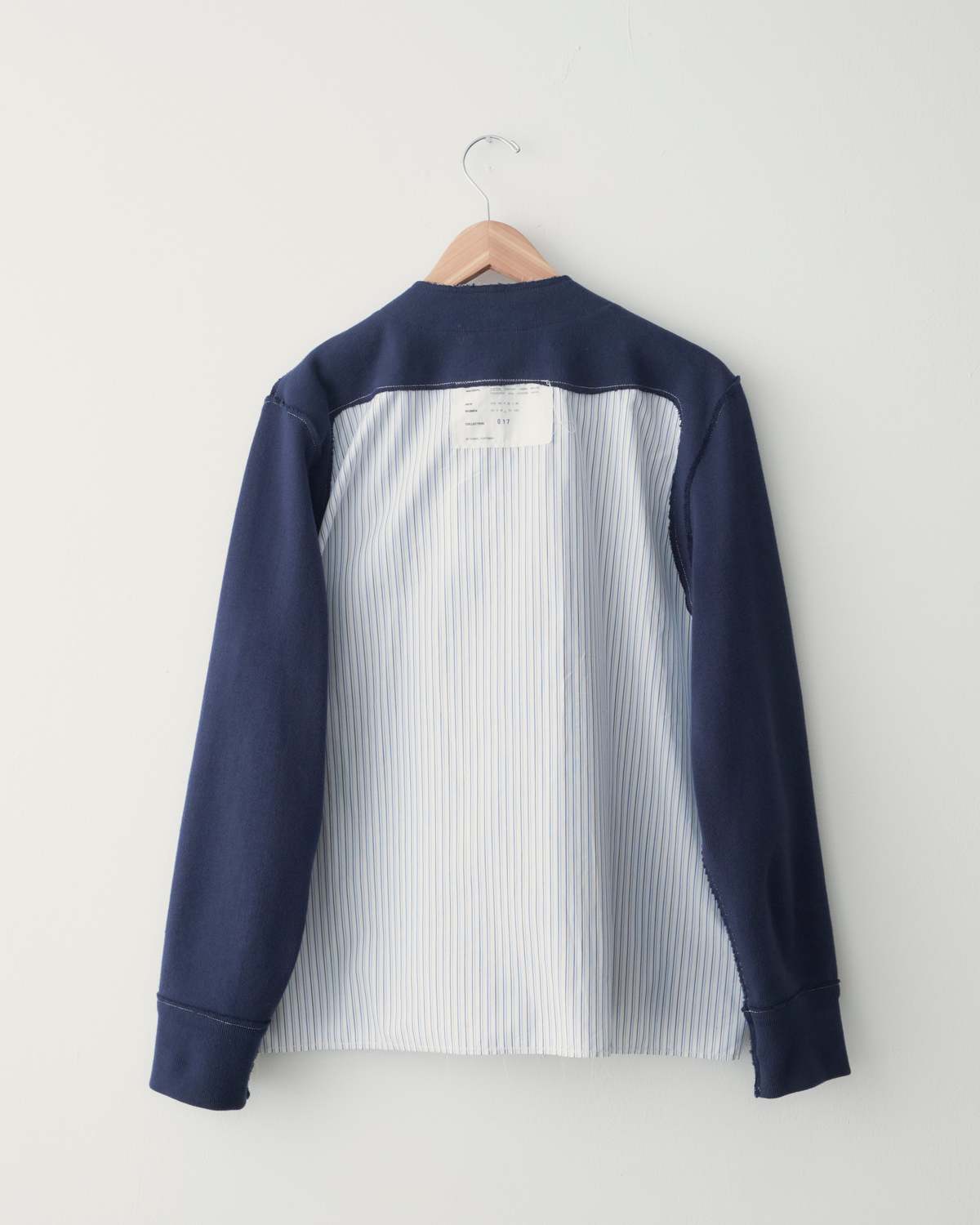 トップス camiel fortgens research cardigan S navy Camiel Fortgens Research Knitted Zip Cardigan - Navy
