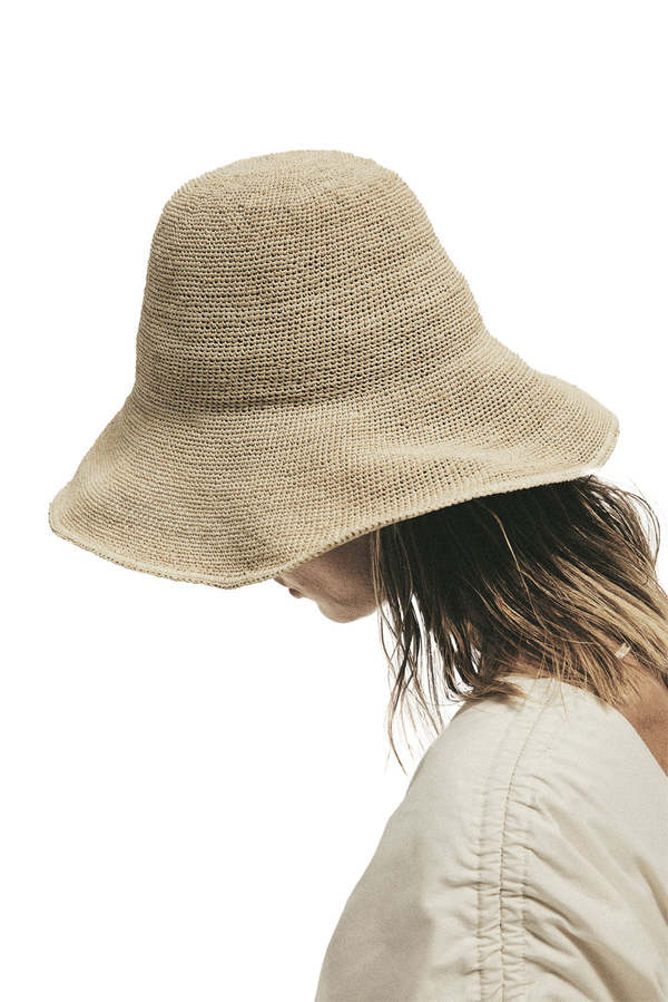 Janessa Leone Teagan Hat - Natural | Garmentory display picture 2
