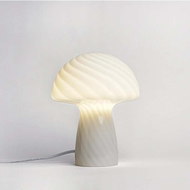 Petite White Mini Mushroom Light