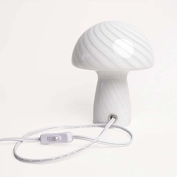 Petite White Mini Mushroom Light - Thumbnail 4