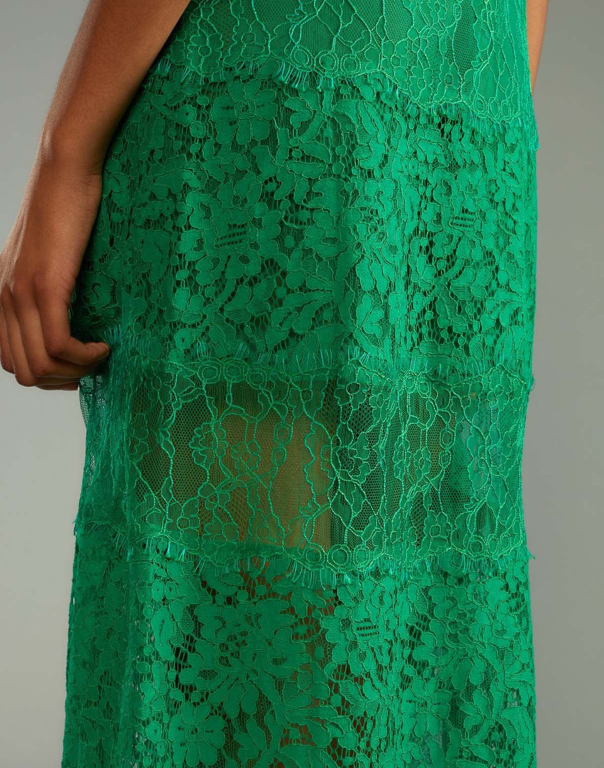 Cynthia Rowley Audrey Lace Dress - Green | Garmentory
