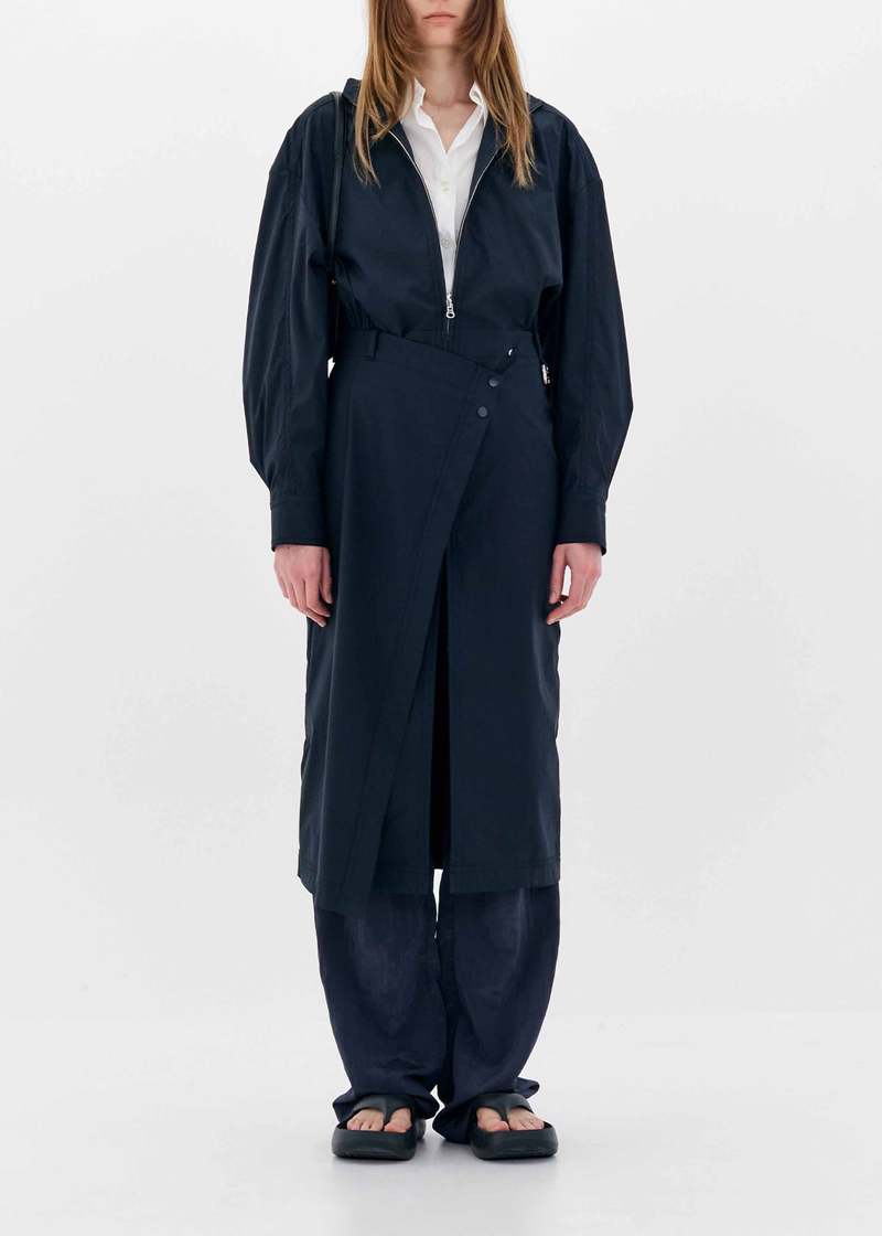 LOW CLASSIC SS24 BEIGE Skirted Jumpsuit - Navy | Garmentory