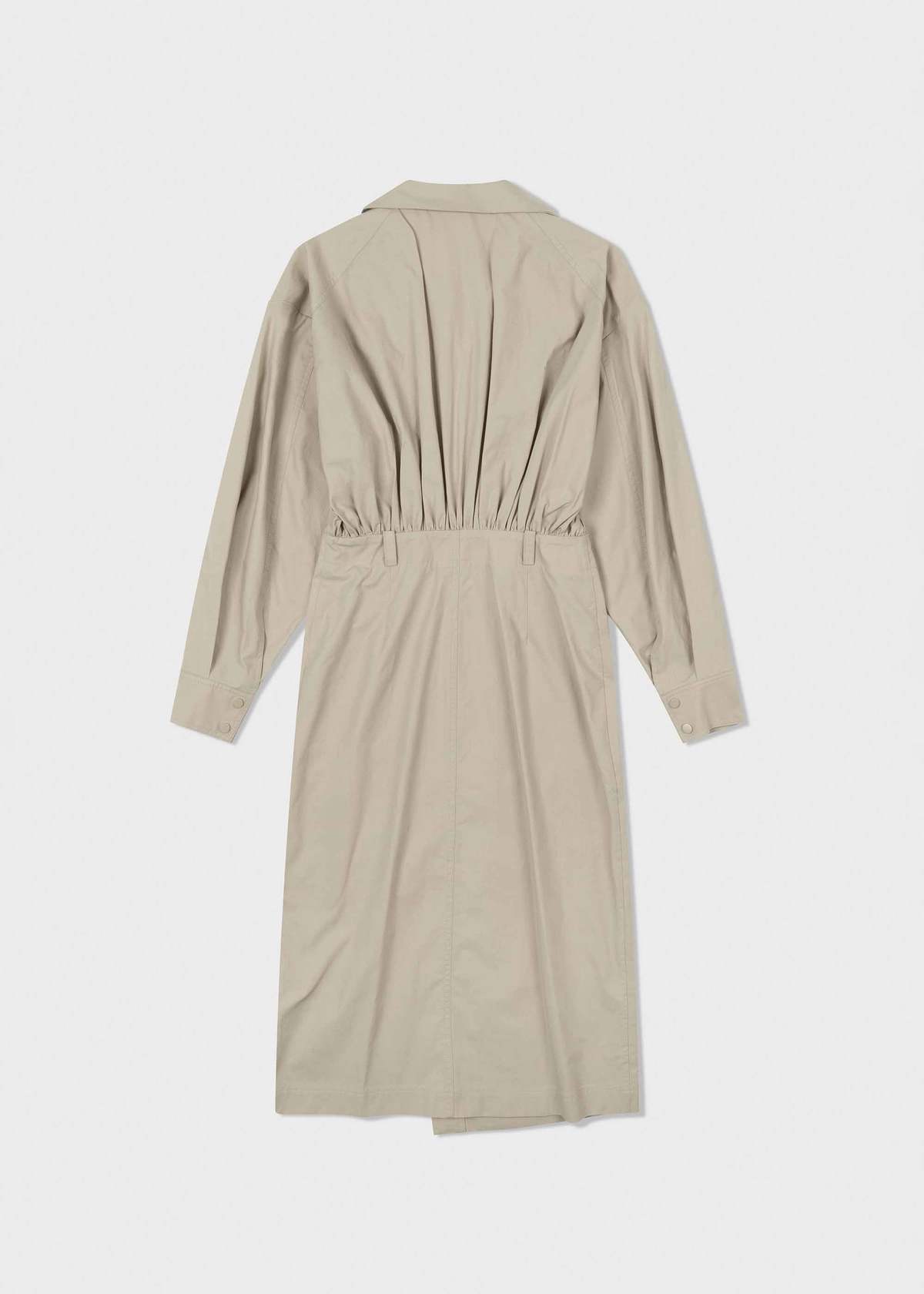 LOW CLASSIC SS24 Skirted Jumpsuit Coat - Beige | Garmentory