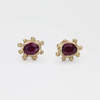 Ruth Tomlinson Ruby earrings - Gold - Thumbnail 1