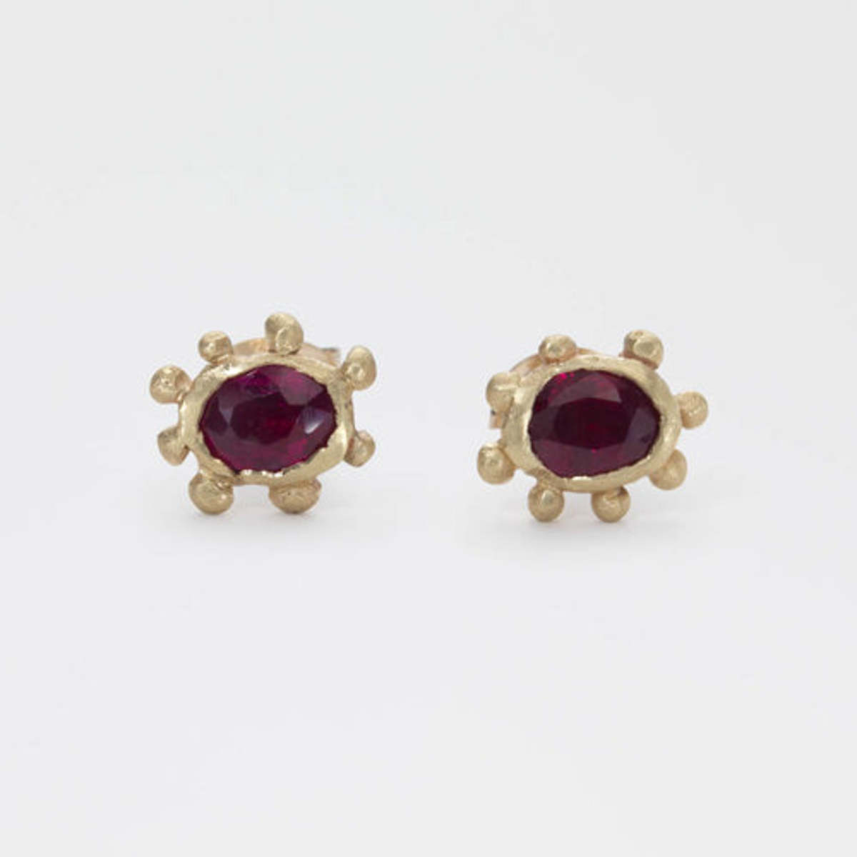 Ruth Tomlinson Ruby earrings - Gold - Image 1 of 3