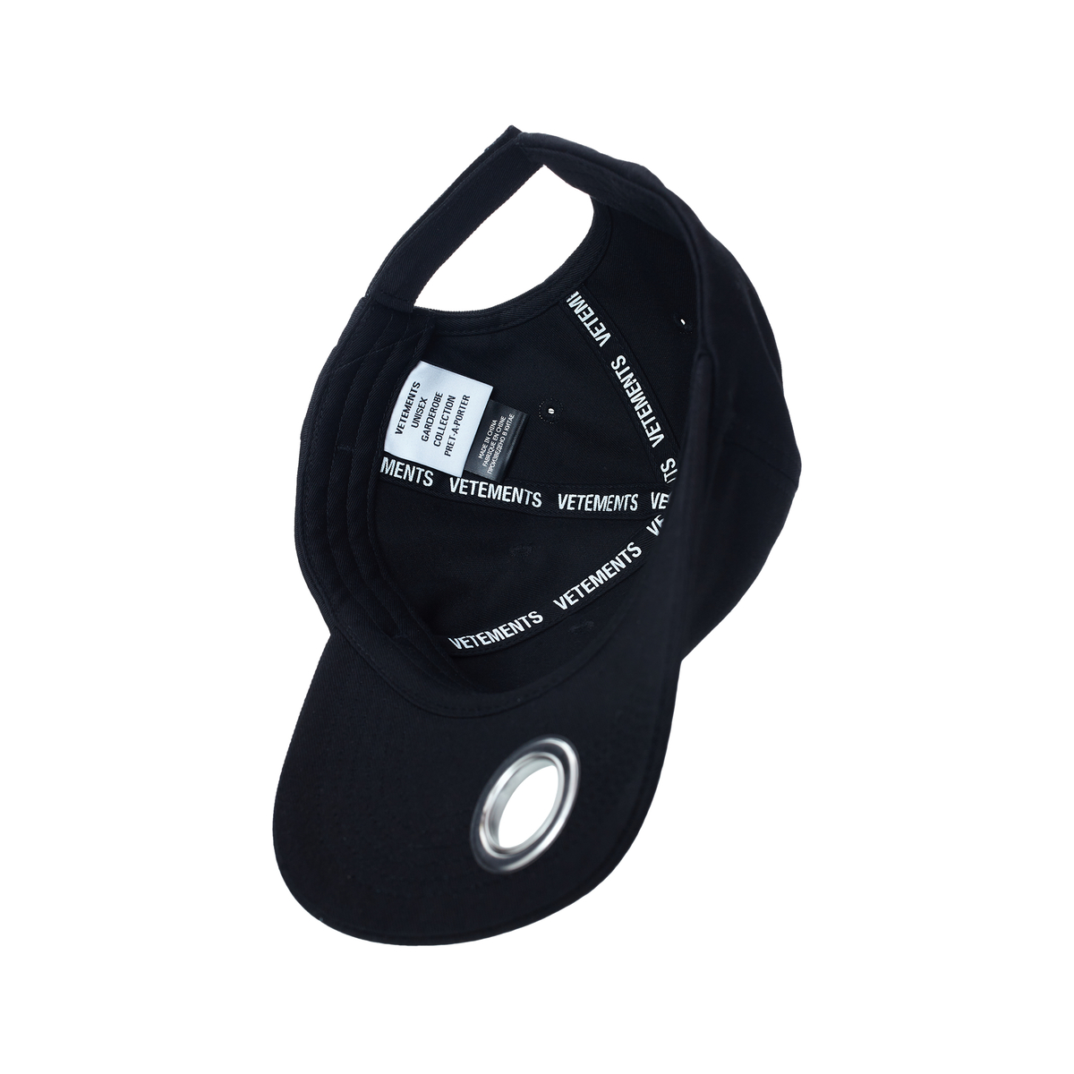 Vetements Black Ring Cap | Garmentory