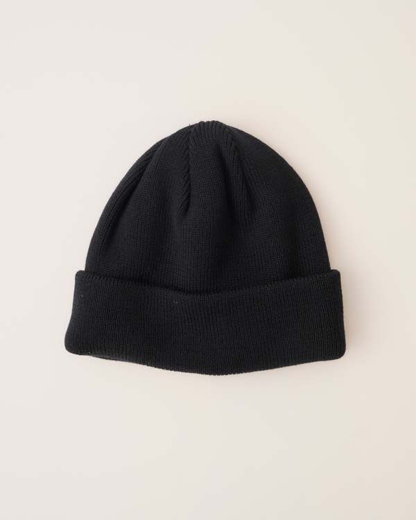 YOKO SAKAMOTO WOOL KNIT BIG WATCH CAP 黒 Yoko Sakamoto Knit Big Watch Cap - Black | Garmentory