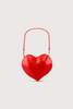 Molded Heart Bag in Retro Red - Thumbnail 1