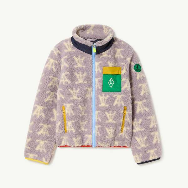 Kids The Animals Observatory Sheep Kids Jacket - Lavender Kids The Animals Observatory Sheep Kids Jacket - Lavender