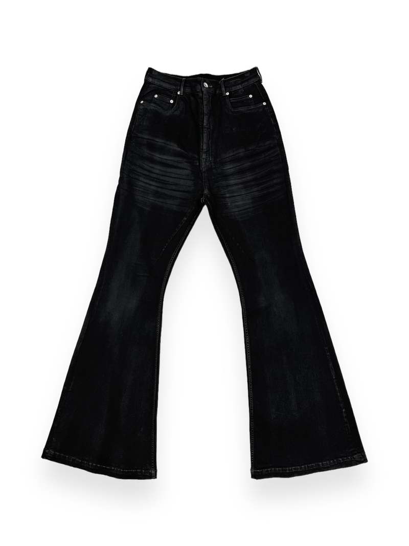 bolan似black waxed flare denim opium bolan似black waxed flare denim opium - メルカリ