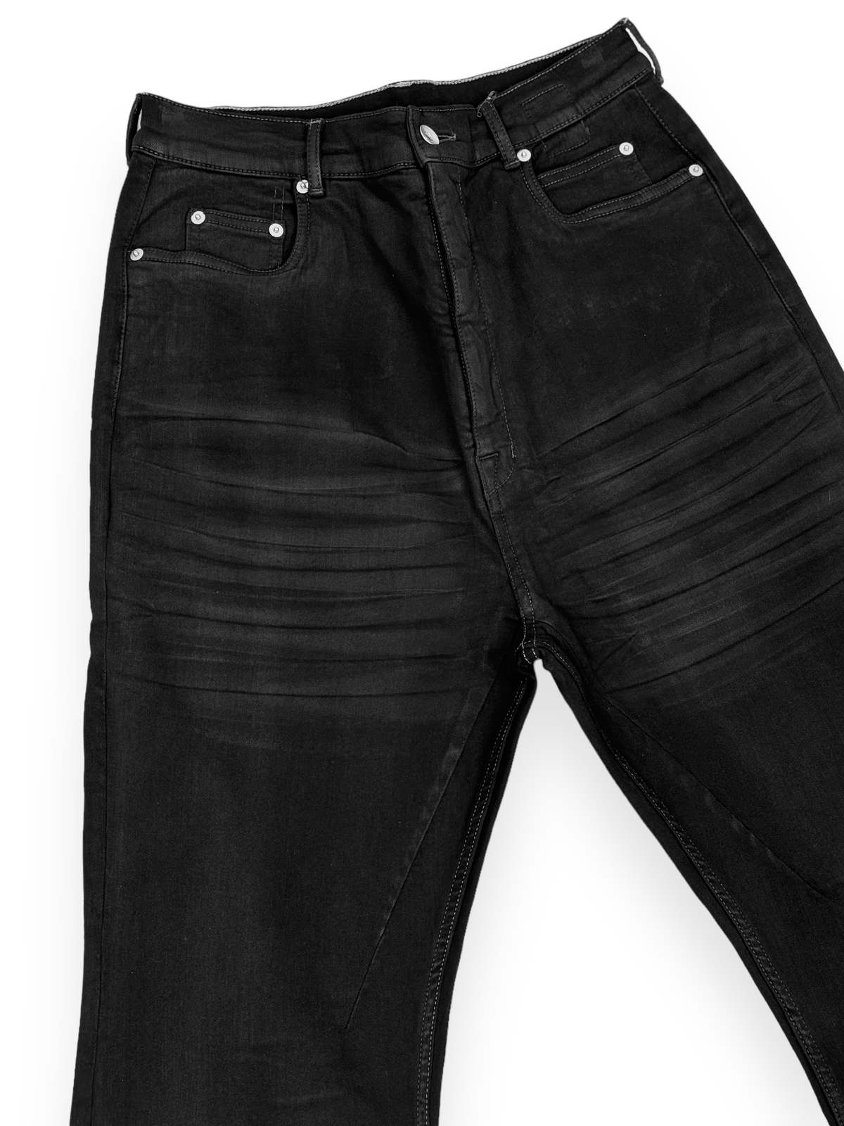 bolan似 black boots cut flare denim opium bolan似 black boots cut flare denim opium bolan似 black