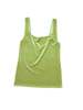 Simone Wild Velvet Singlet - Apple Green - Thumbnail 1