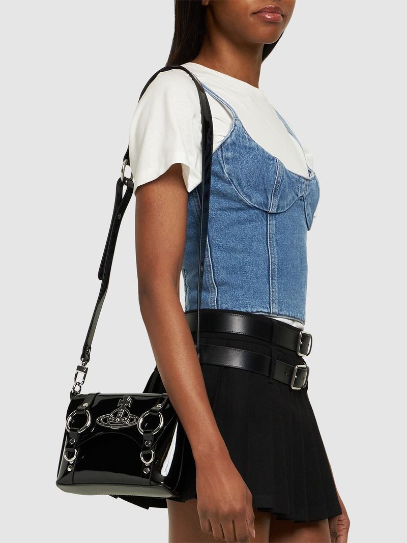 Vivienne Westwood正規品/送料関税込み KIM CROSSBODY BAG Vivienne Westwood Black Kim Crossbody Bag Vivienne Westwood